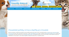 Desktop Screenshot of granulky-domu.cz